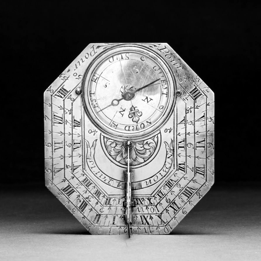 A pocket sundial